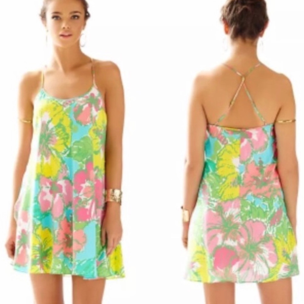 Lilly Pulitzer Big Flirt silk dress size Small - Picture 8 of 10